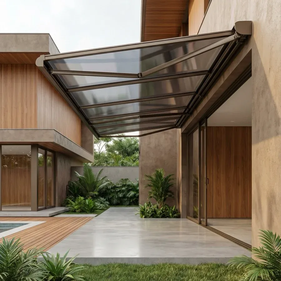 Cobertura para Piscina em ambiente externo